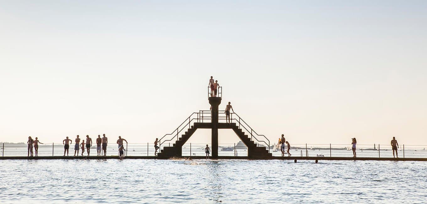 Le plongeoir de Bon-Secours à Saint-Malo